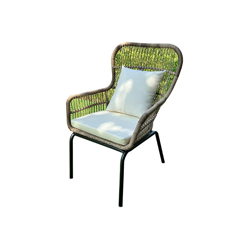 

Rattan sofa table and chair courtyard villa garden coffee table rattan chair combination open-air balcony