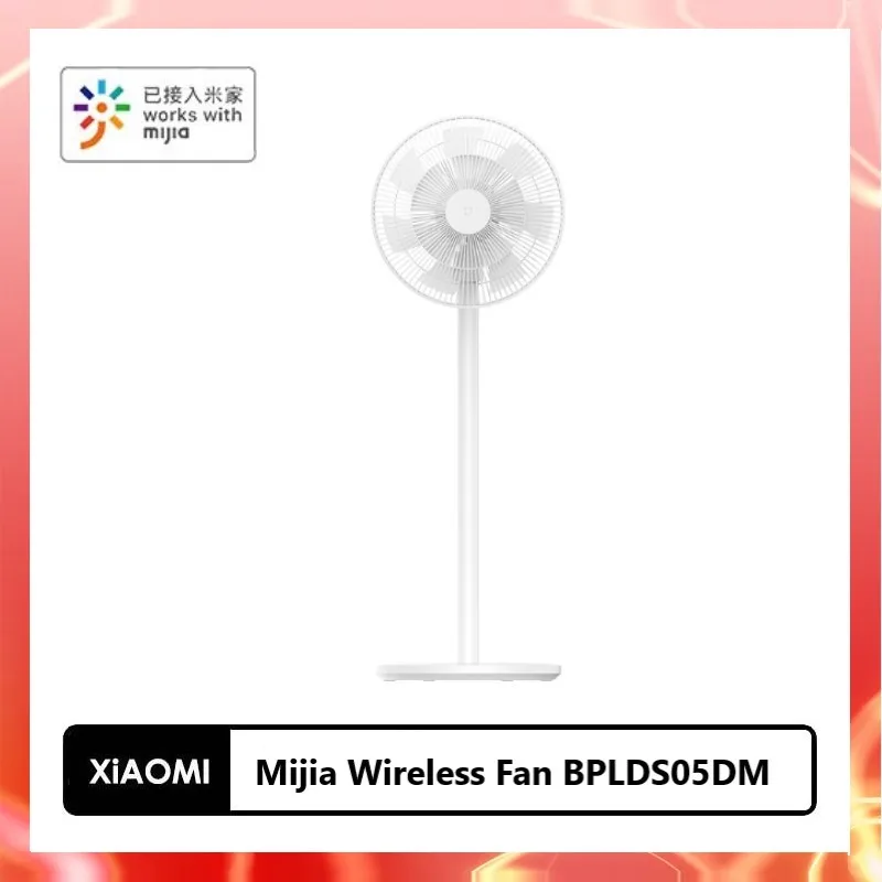XIAOMI MIJIA Smart DC Inverter Floor Fan 2 Battery Version Household Energy Saving Silent Wireless Fan APP Remote Control Fans