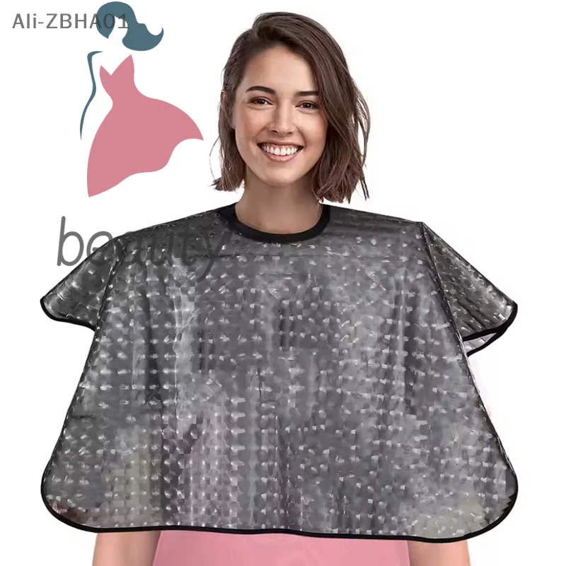 

Плащ для стрижки, парикмахерская, парикмахерская, накидка, водостойкая накидка для окрашивания волос, шампунь, краска для волос, шаль, ткань