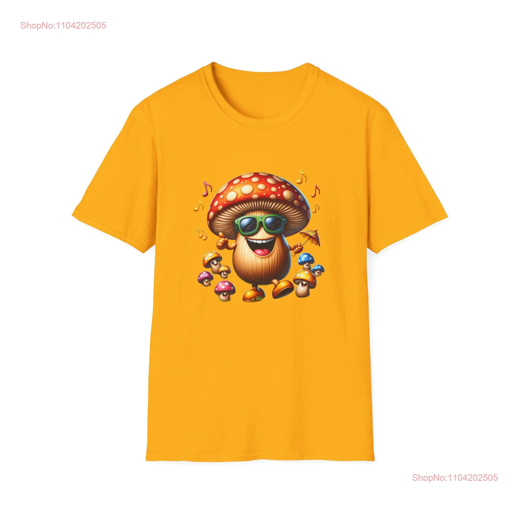 In The Flow FunGuy Mushroom T Shirt  long or short sleeves