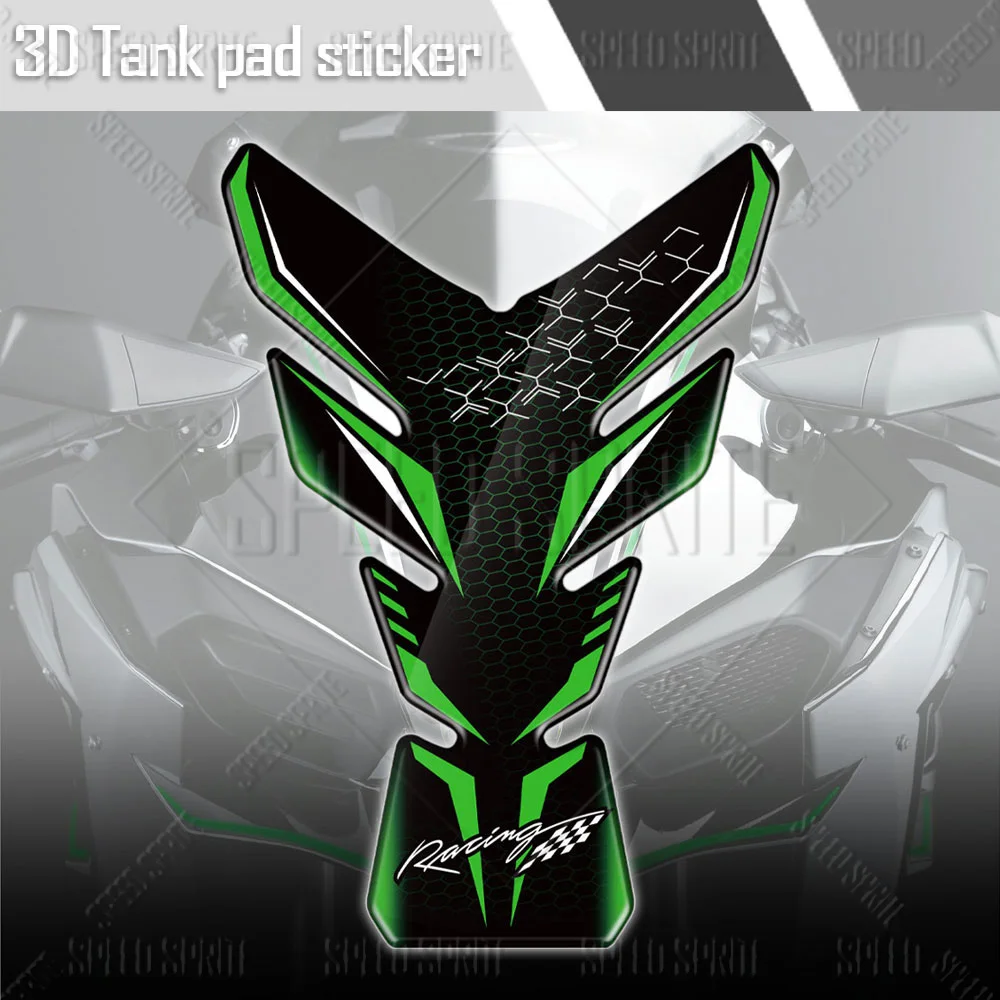 3D moto Tank Pad Sticker Protector Decal per Ninja400 Z900 Z1000 zx6r er6n Versys 650 z750 z800 z650 vulcan s 650 z400