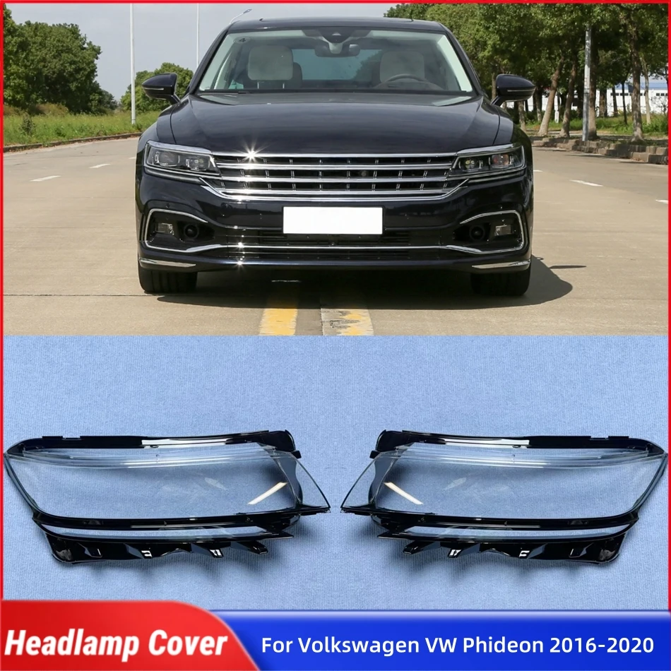 

Для Volkswagen VW Phideon 2016 2017 2018 2019 2020 авто аксессуар абажур фары автомобиля передняя фара крышка объектива фонари в виде ракушки