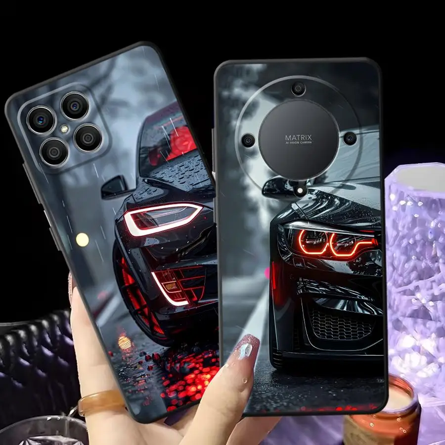Cool Car Lights Funda Phone Cover Case for Huawei P Smart 2019 P20 Lite 2018 P30 P20 Pro P20 P40 Lite 