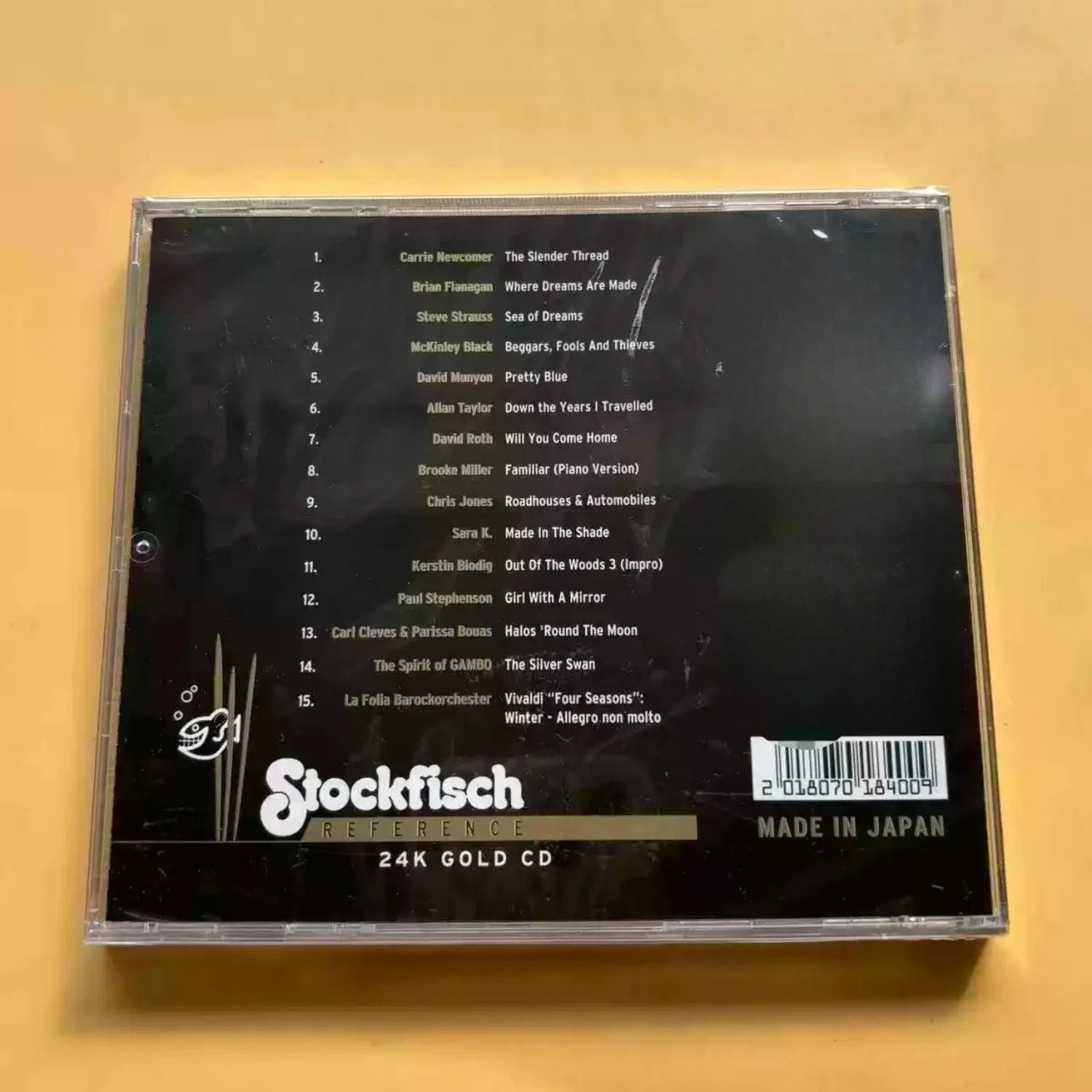 CD de Referência Audiófila Banhado a Ouro 24K, Disco de Teste HiFi Multi Gênero, Gravação Master de Alta Resolução para Sistema Estéreo
