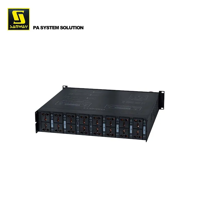 PR380 8 Channel 20KW Professional Power Sequence for Sound System