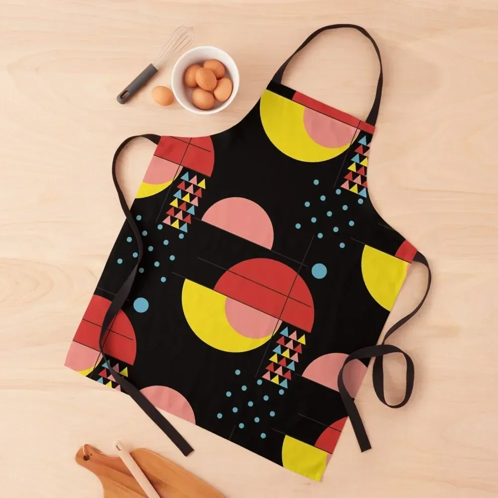 

Exploring geometric symmetry in harmonious abstract acrt Apron Kitchen Chef Utensils For Kitchen japanese woman Apron