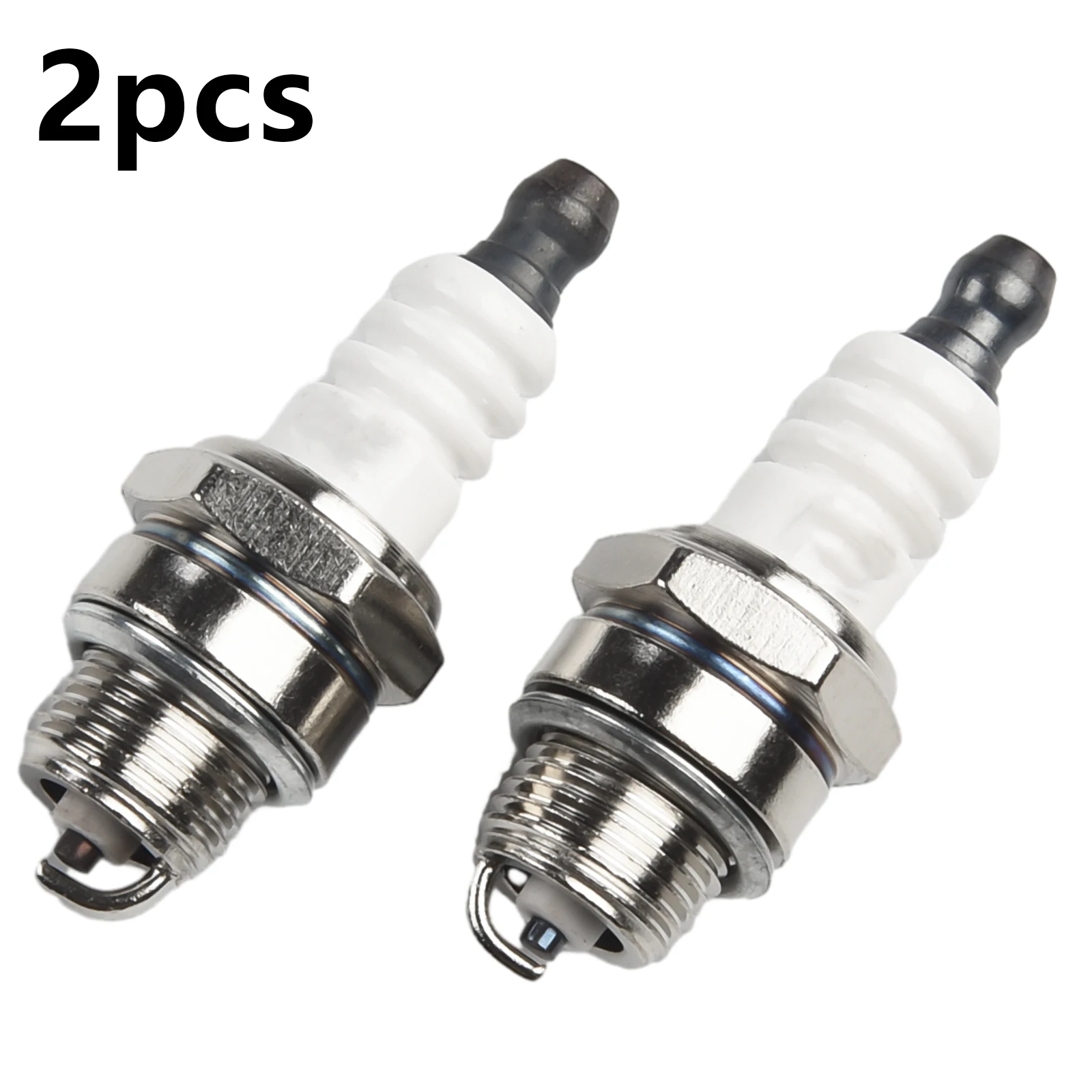 

2Pcs For RCJ7Y Spark Plug MULTIPACKS Lawn Mower Trimmer Tool Parts Replacement Spark Plugs Chainsaw Accessories