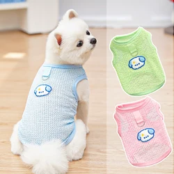 Stylish Dog Vest Washable Breathable Air Permeable Pet Dogs Cats T-shirt Clothes  Pet Apparel Dress-up
