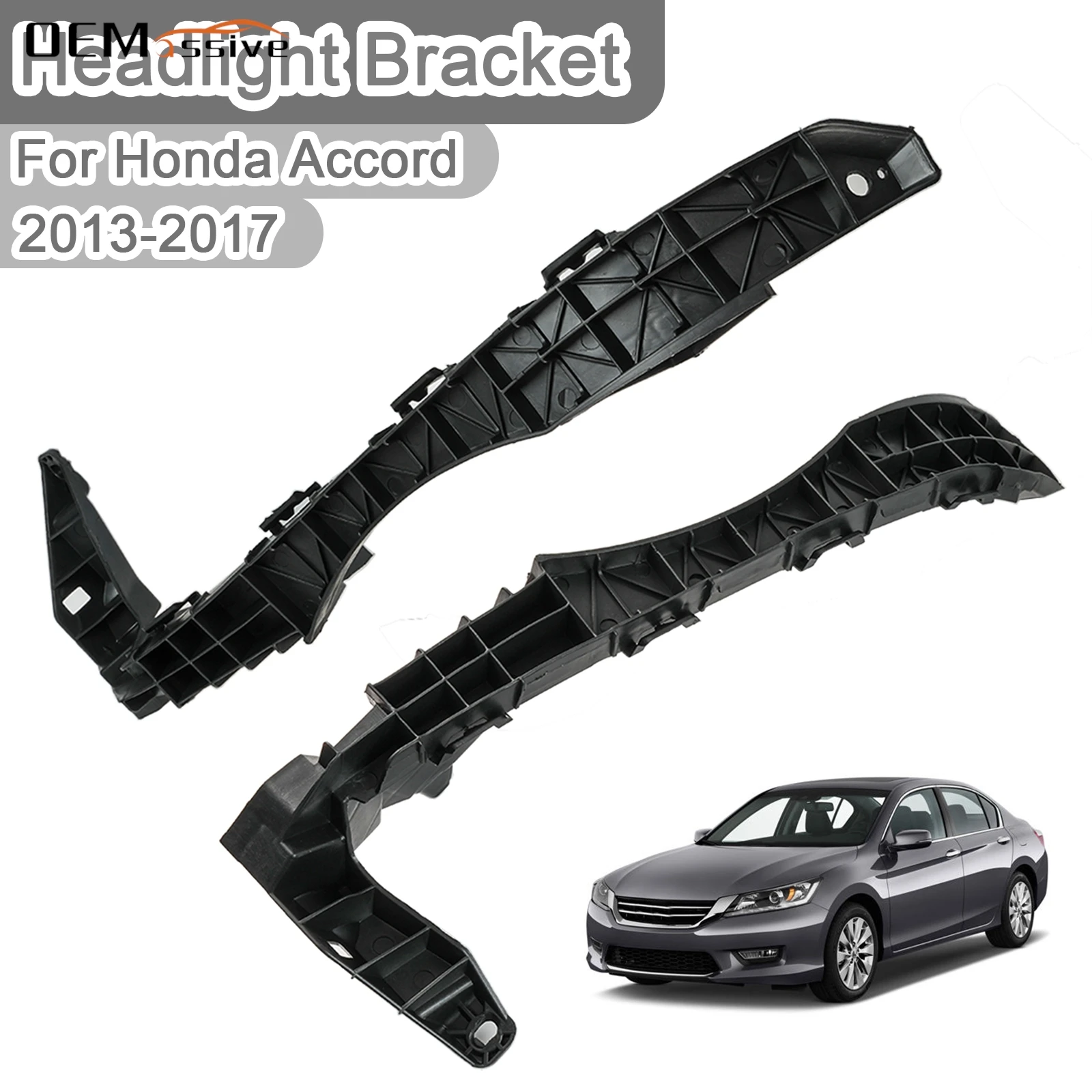 Car Front Bumper Headlight Retainer Bracket Right Left 71140-T2A-A01 For Honda Accord EX EX-L LX Sport 2013 2014 2015 2016 2017