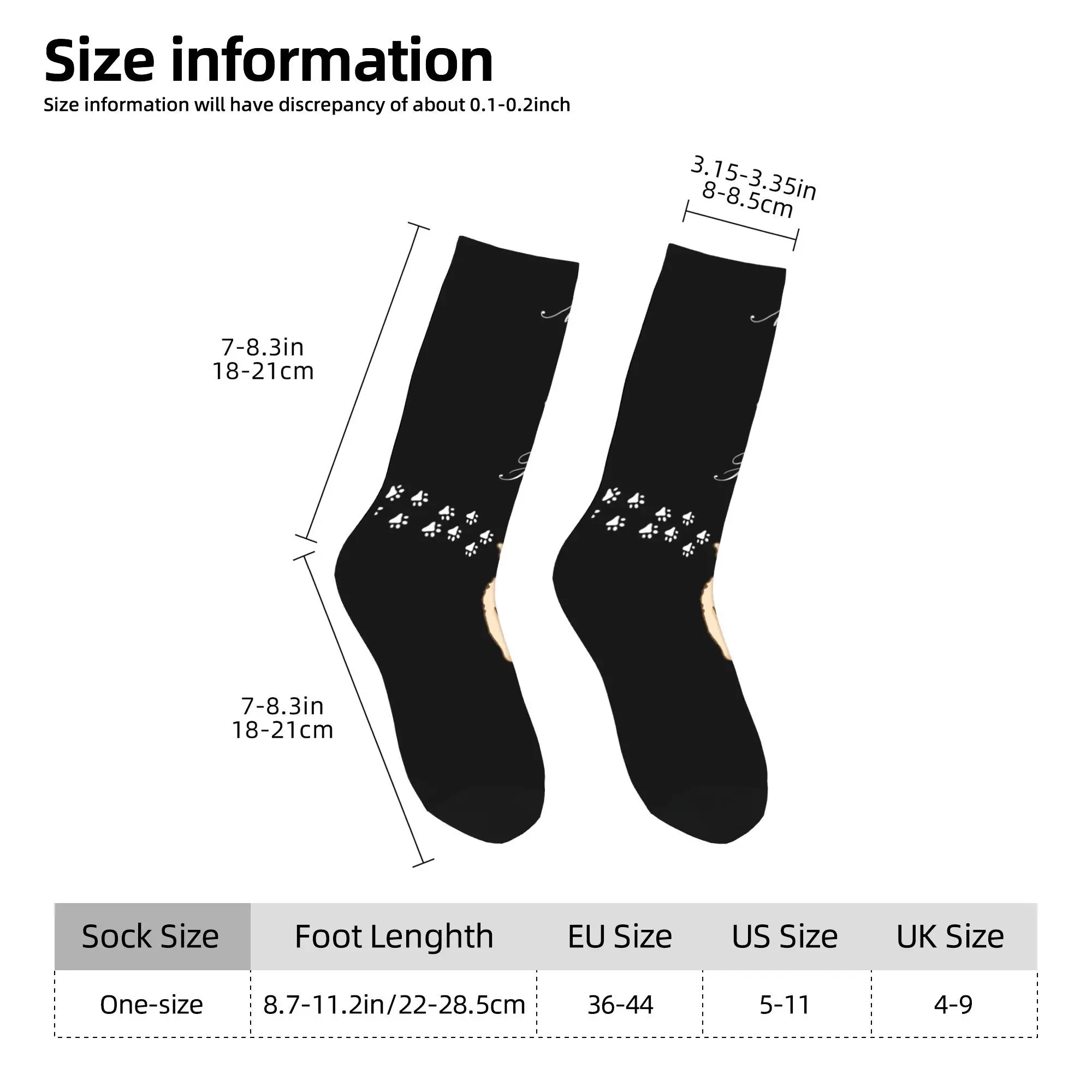 Melhor amigo do homem sabrina carpinteiro meias das mulheres dos homens meias harajuku primavera verão outono inverno meio tubo meias