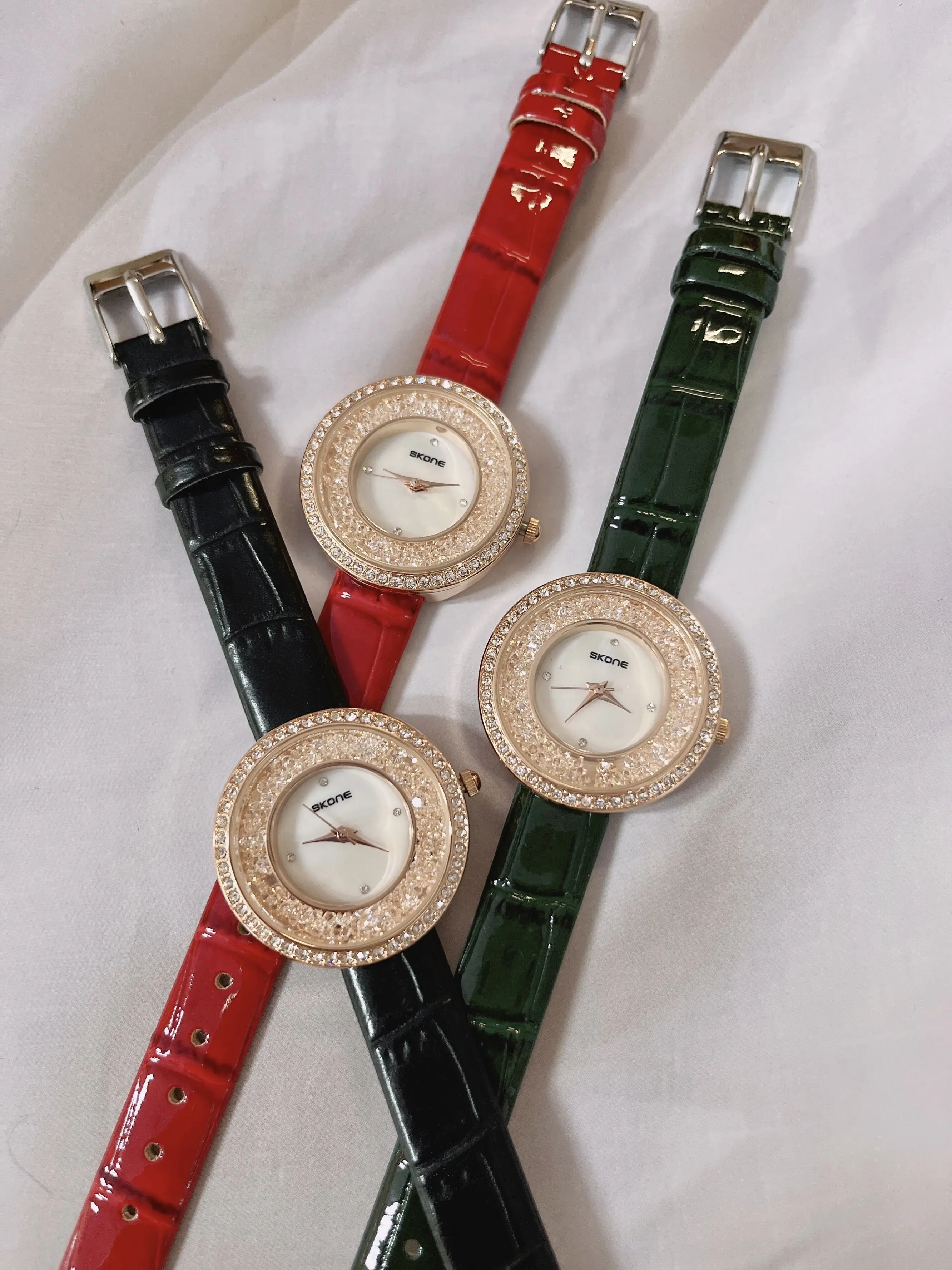 SKONE Starry Sky Small and Exquisite French Style Light Luxury Workplace Fashion Trend Student Women's Watch