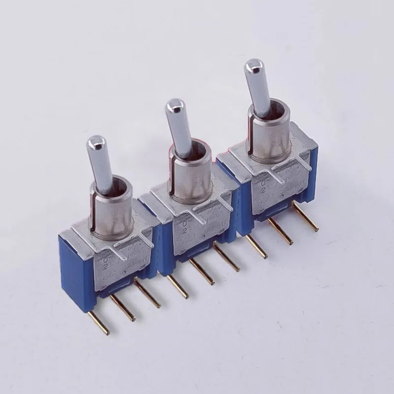 3-pin single-sided self-resetting D-2015H swing arm ON-ON toggle switch 0.4VA-28VA toggle switch