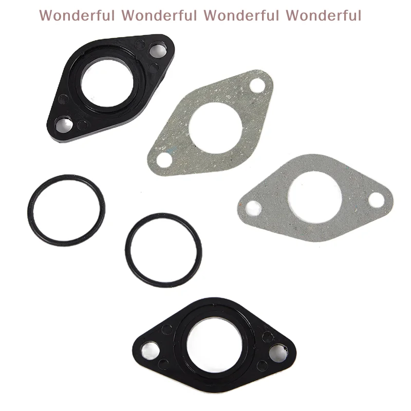 2Set Carburetor Intake Manifold Pipe Gasket Spacer Seal Kit for 70cc-125cc Chinese Engine Dirt Pit Bike - Engine Performance Par