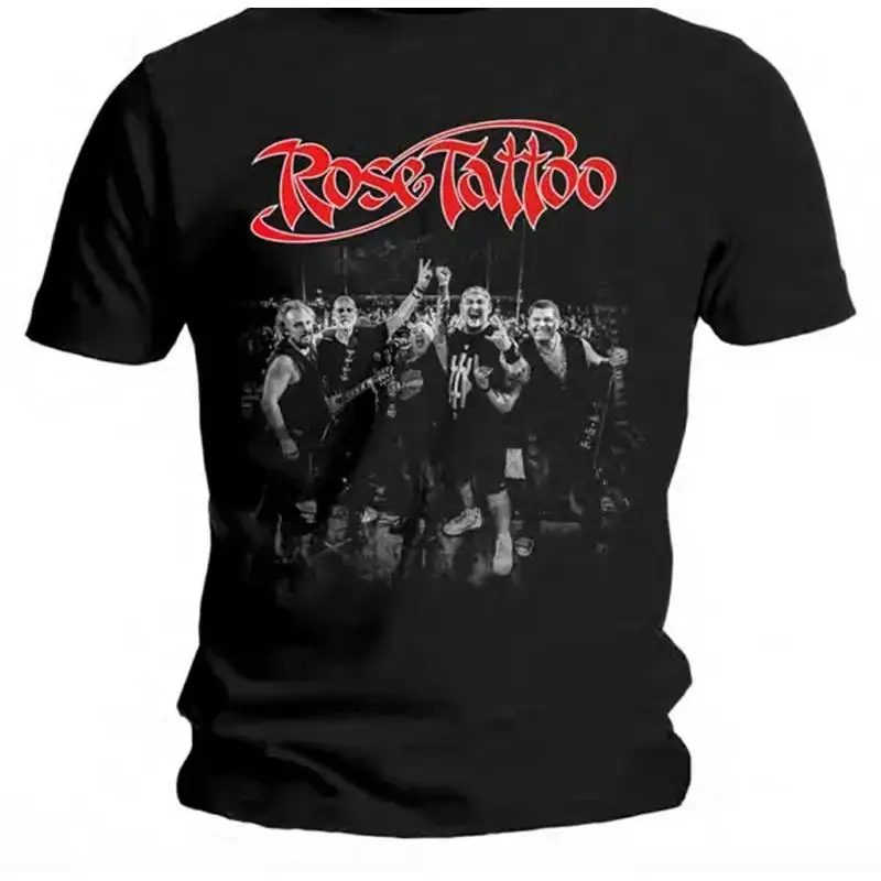 T-shirt noir S 5Xl, groupe de tatouage Rose, monstres de croisière Rock, 1U1126