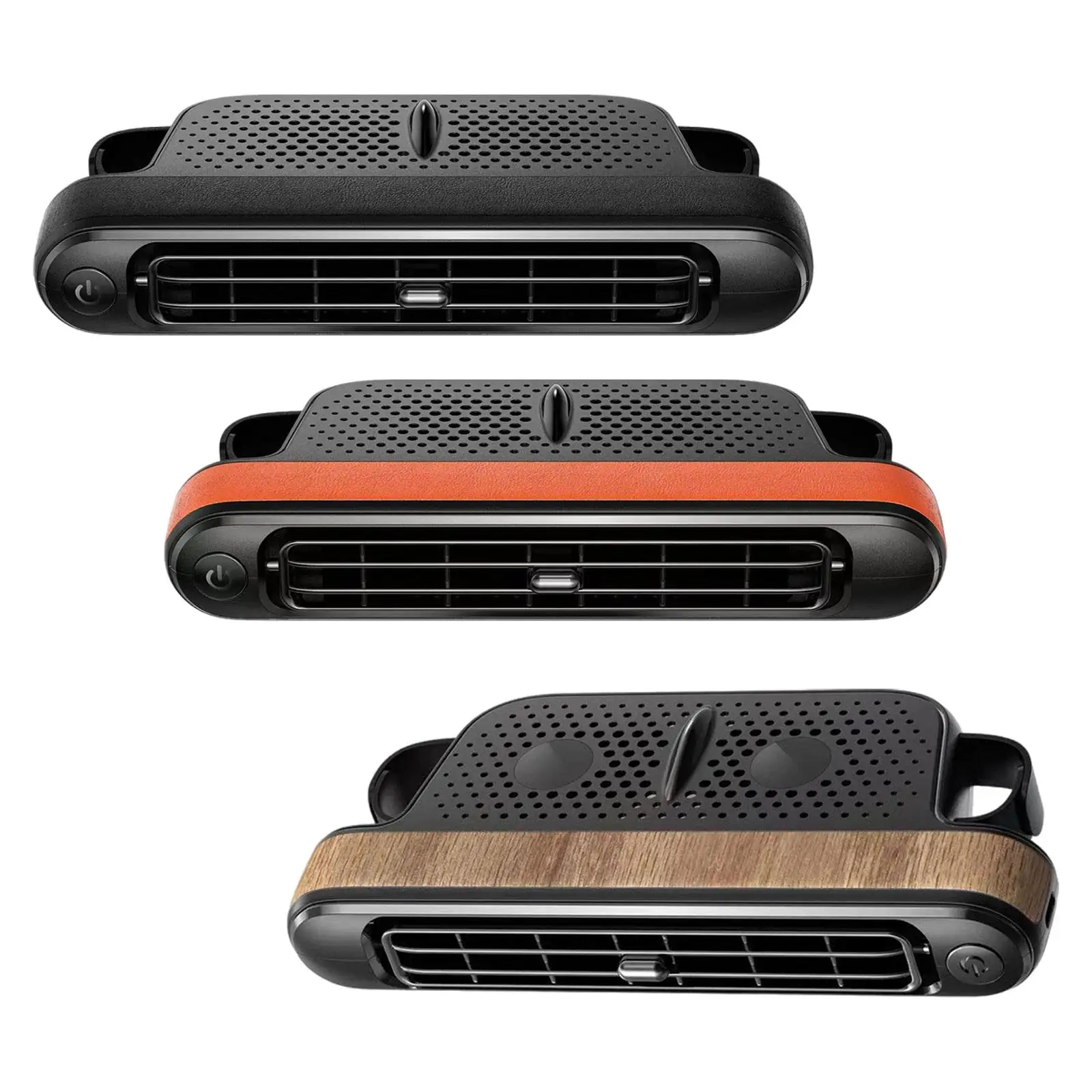 Generic Car Rear Seat Cooling Fan Lightweight Car Interior Decor Fan Space Saving Car Backseat Fan for Car RV Truck Van SUV