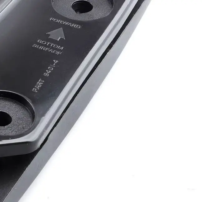 Black ABS Boat Hydrofoil For Stabilizer Wing For Outboard 4HP-50HP Reduces Drag Cavitation Improves Fuel Efficiency Marine Parts