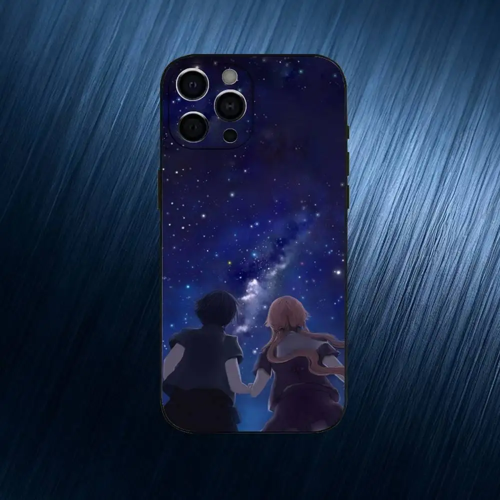 Etui na telefon Anime M-Mirai Nikki-i do iPhone'a 17,16,15,14,13,12,11 Plus,Pro Max, miękki silikonowy pokrowiec