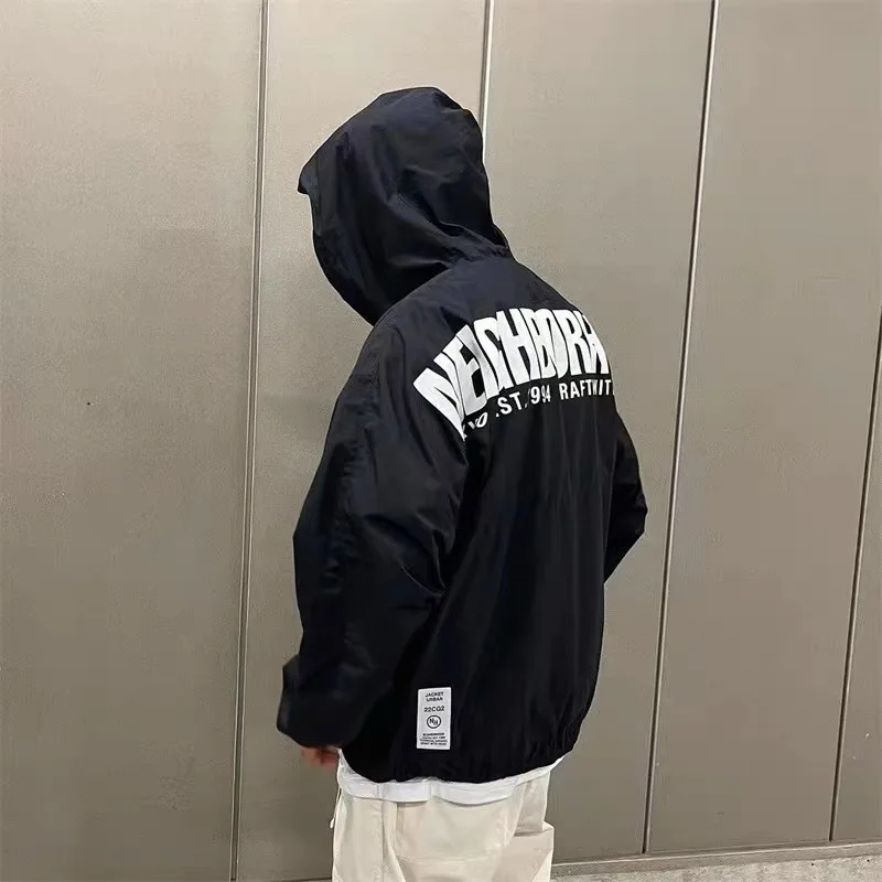 NEIGHBORHOOD Half-zip Hooded Hardshell Jacket NBHD Japanese Cityboy City Function Jacket