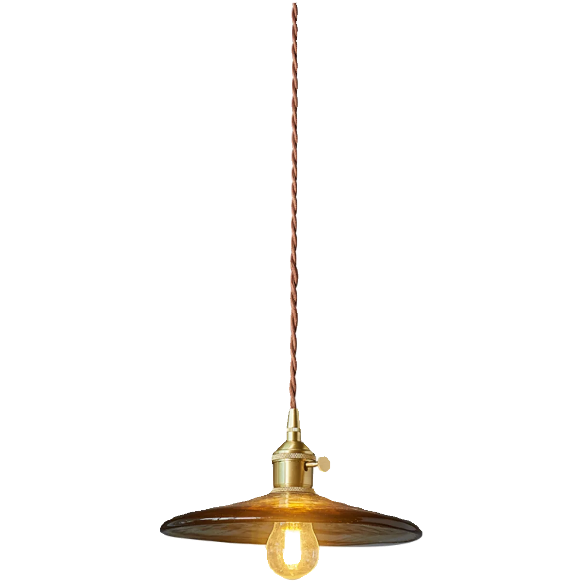 

IWHD American Vintage Style LED Pendant Lamp Amber Glass Bar Dining Living Room Bedroom Bedside Home Decor Hanglamp Luminaire