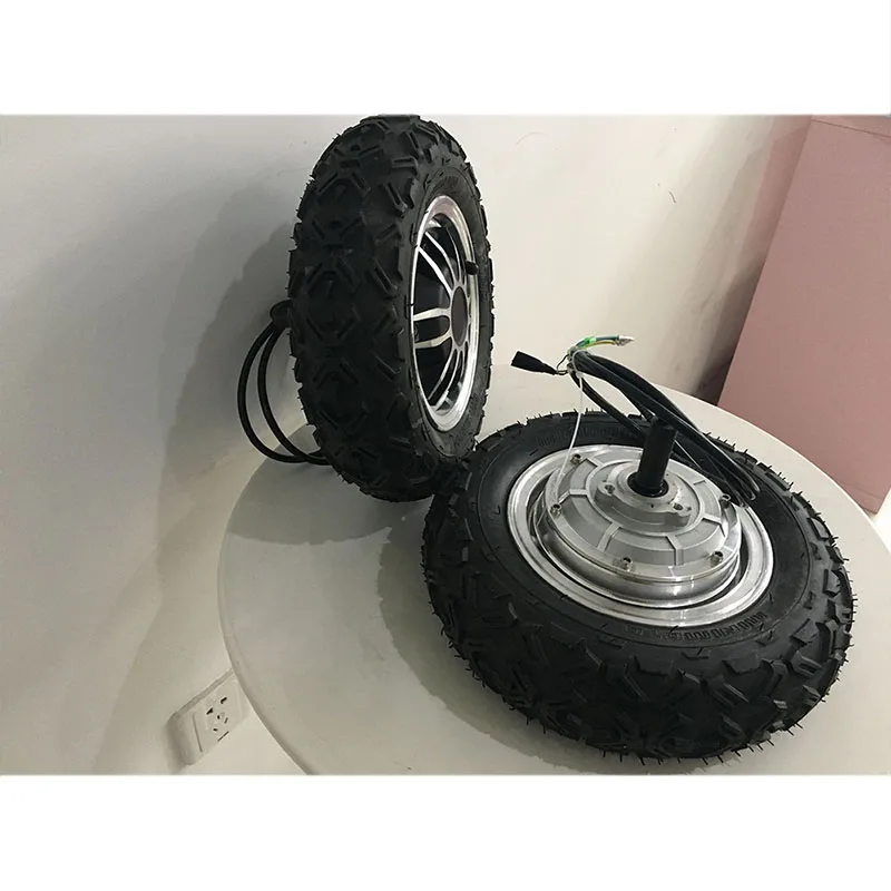 2pcs 250W-1000W 13inch Single Shaft Hub Motor Wheel DC Electric Brushless Wheel Hub for DIY Small Electric Vehicle