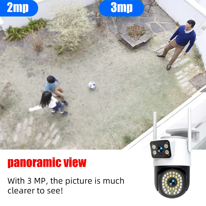 Imagem -05 - Yoosee App-câmera ip Full Color Wifi para Segurança Doméstica Full Color Lente Dupla Detecção Humanoide ai Interfone Cctv Monitor de Bebê 4mp