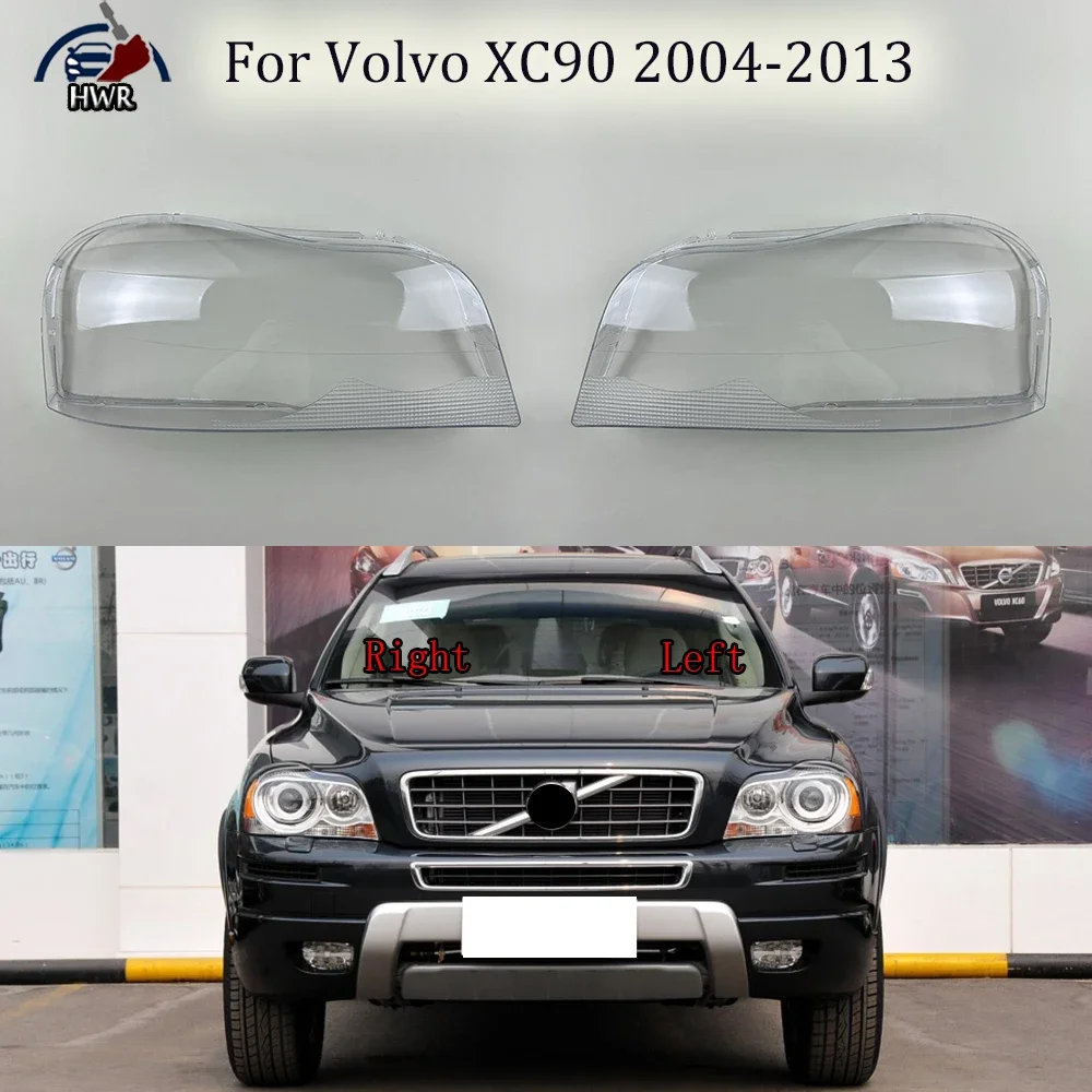 

Front Headlamp Lamp Cover Headlight Shell Transparent Lens Replace The Original Lampshade Plexiglass For Volvo XC90 2004-2013