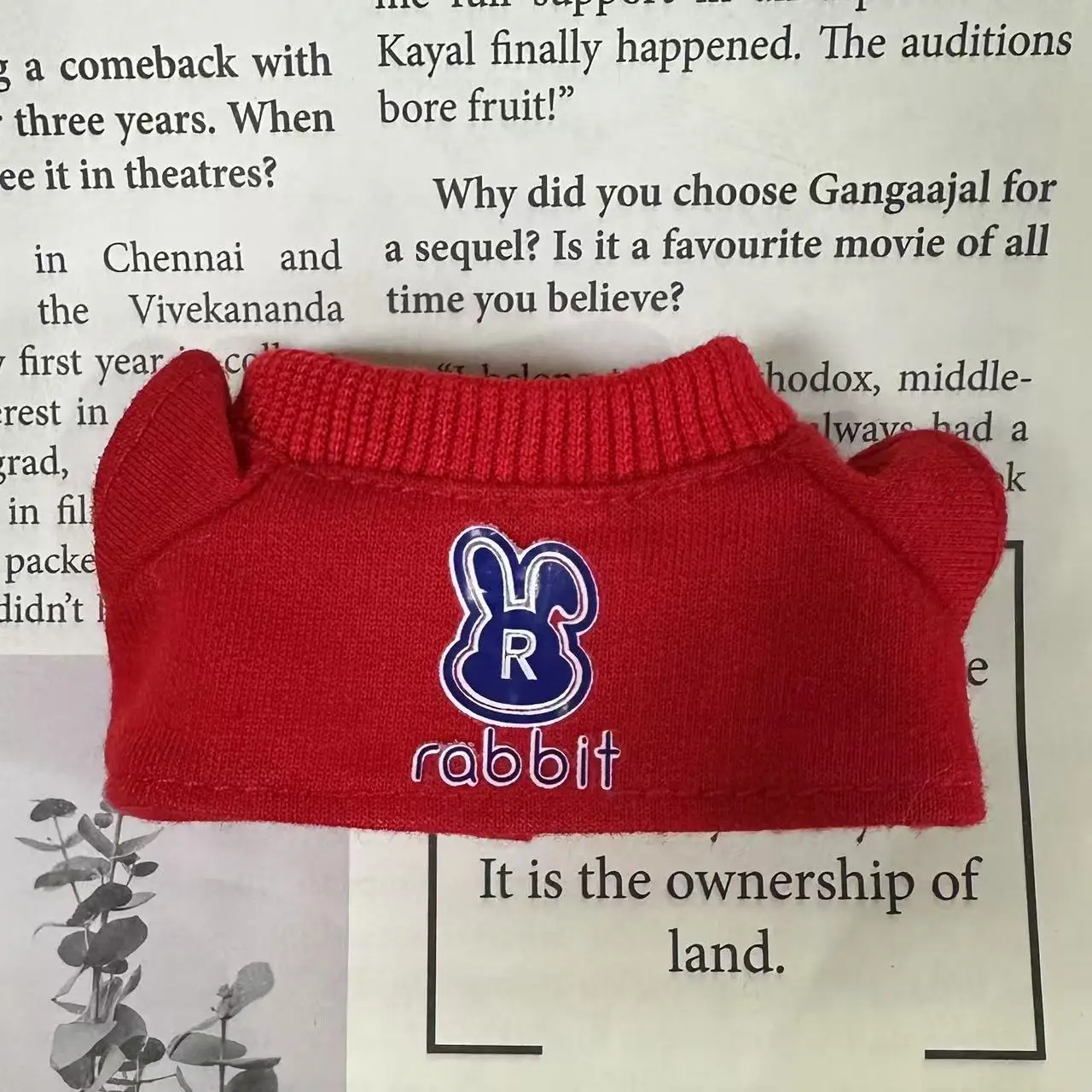 Labub v1v2v3gift용 인기 레드 토끼 티셔츠 세트 캐주얼 탑