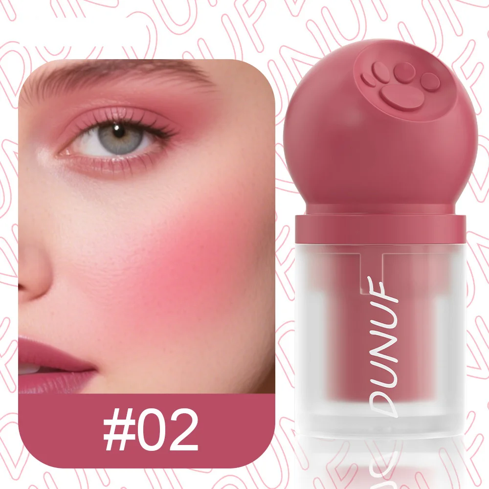 3 cores líquido blush à prova dsweatágua sweatproof iluminar bochechas rouge cor nude fosco contorno pó blush líquido maquiagem facial