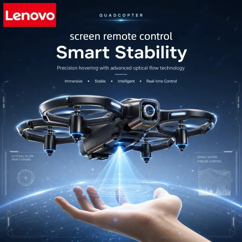 

Lenovo Drone 8K Aerial HD Intelligent Avoiding Obstacle with Larger Screen Remote Control Folding Brushless Power GPS Drone 2026