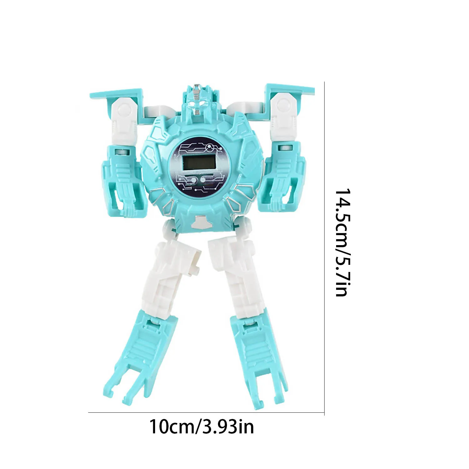 Funny and creative watch transformation robot electronic watch, cartoon children\'s cool watch surprise toy