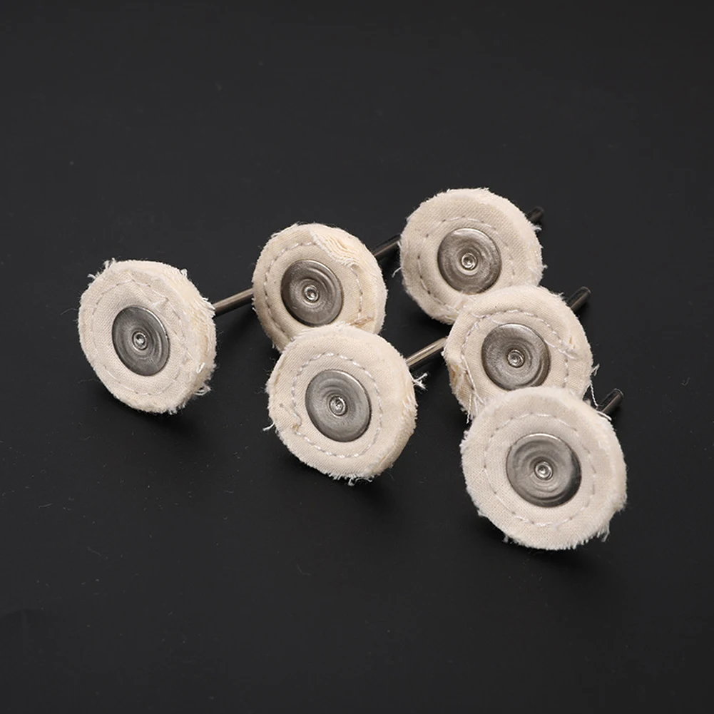 5pcs Polishing Cloth Wheel Buffing Pad Polisher Tool Grinding Head For Jewelry Grinding Pad 4mm Thickness Abrasive Tools
