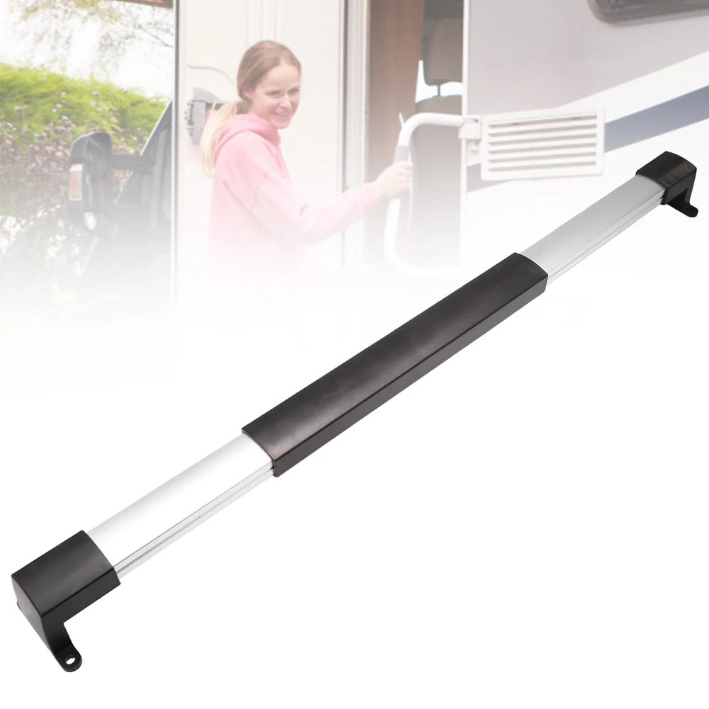 

RV Screen Door Handle Grab Bar Non-Slip Screen Door Cross Bar Adjustable From 21-5/8 To 28-5/8 Inch for Motorhome Camper Trailer
