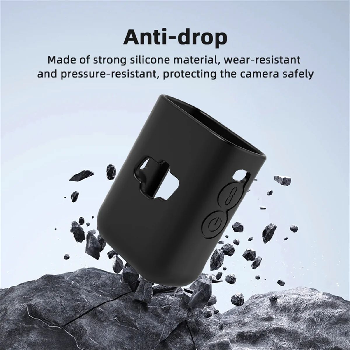 T36C For Mic 2 Silicone Protective Case Charging Case Protective Cover Wireless Microphone Scratch-Proof Protector Case