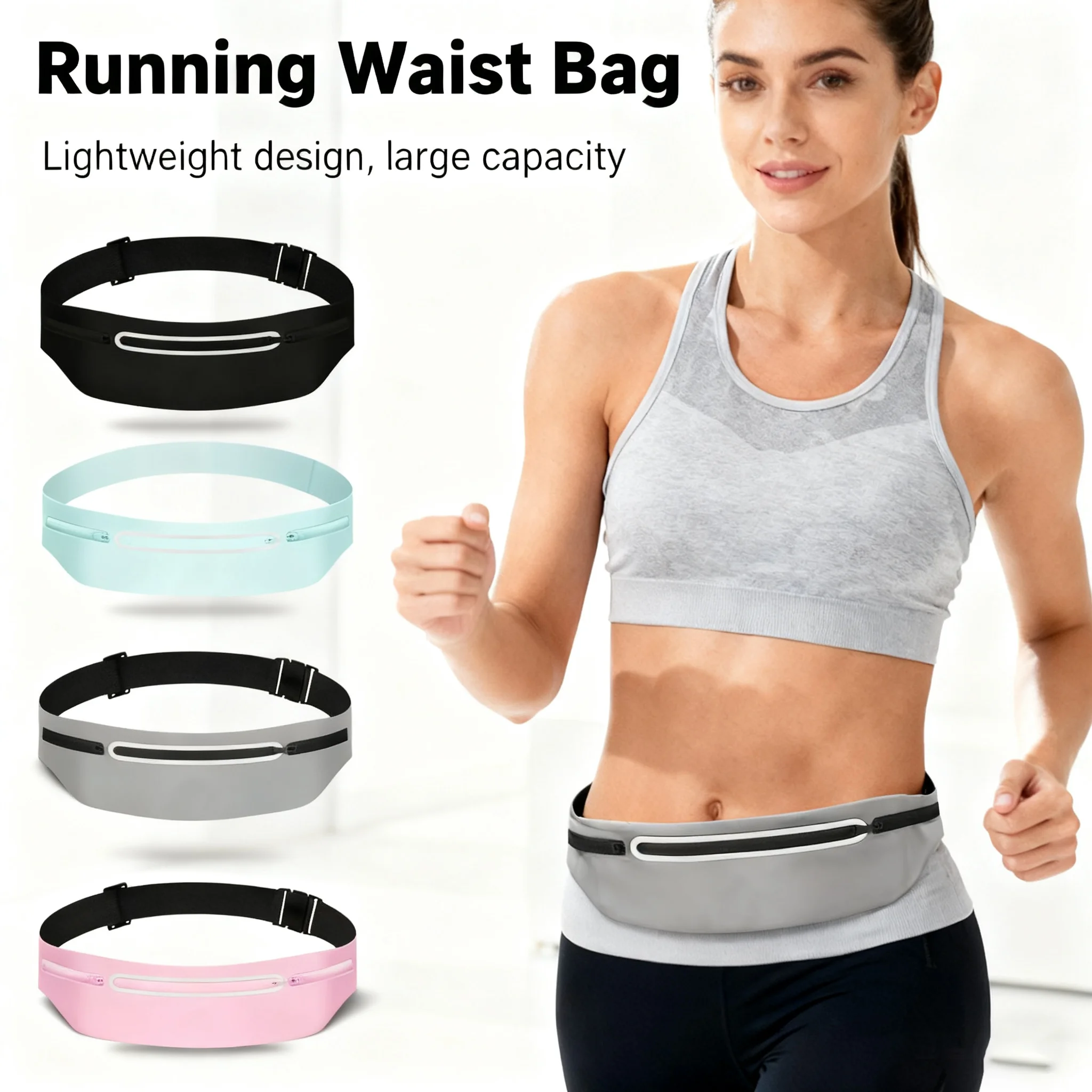 

New Sports Waist Pack Fanny Pack Wallet Adjustable Men Women Running Pouch Belt Portable Gym Bum Outdoor Running Bags