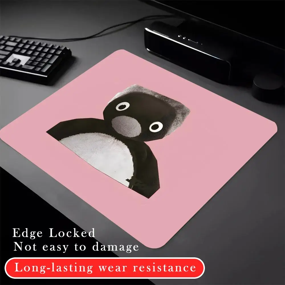 Pingu QQ Mouse Pad Rubber Small mouse pad CSGOs desktop computer office keyboard e-sports ROGs game