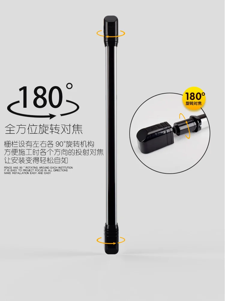 KIN JOIN High Quality Fence Sensor Fence Alarm Photoelectric 6-10 Beam 100m Infrared Sensor For Fence Gate