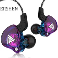 3.5mm Cable Wired Earphones QKZ AK6 HiFi Sound Quality Earphone With Wire Gaming Headset Gamer Headphones Bass Cheap Sale Earbud