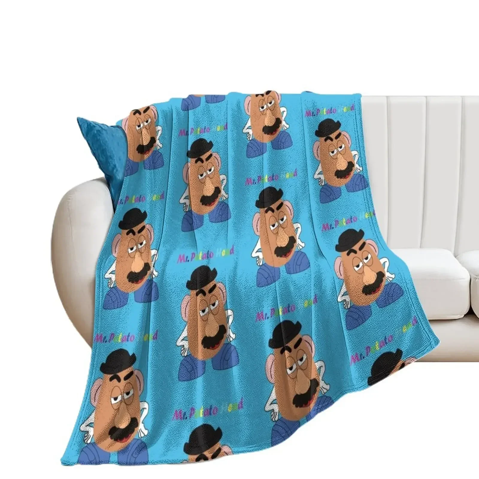 

mr potato head Throw Blanket decorative Thermals For Travel Kid'S Decorative Beds Blankets