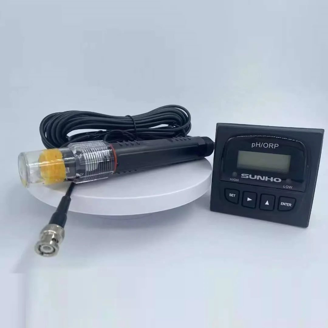 Controlador Digital de PH/ORP, instrumento de análisis de agua sensible a químicos, SUNHO PH/ORP PC-5750 con Sensor