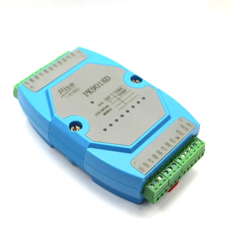 DS18B20 Input Temperature Acquisition Module 8/12/16/32/72 Channel RS485 MODBUS Communication