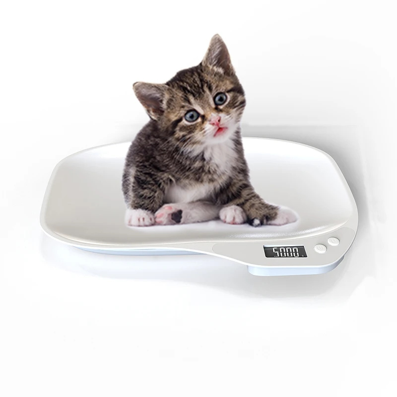 New electronic 33lb/15kg 1g portable precision digital pet scale suitable for puppies, rabbits, and kittens for weight loss