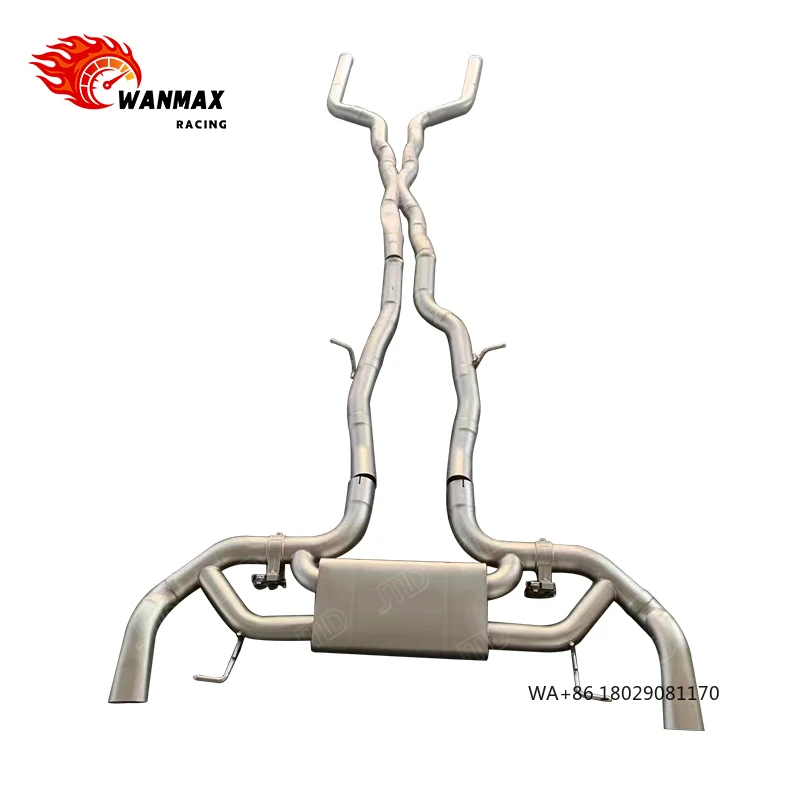 

Высокопроизводительная выхлопная система Valvetronic из нержавеющей стали 304SS для GLC63, 3 клапана