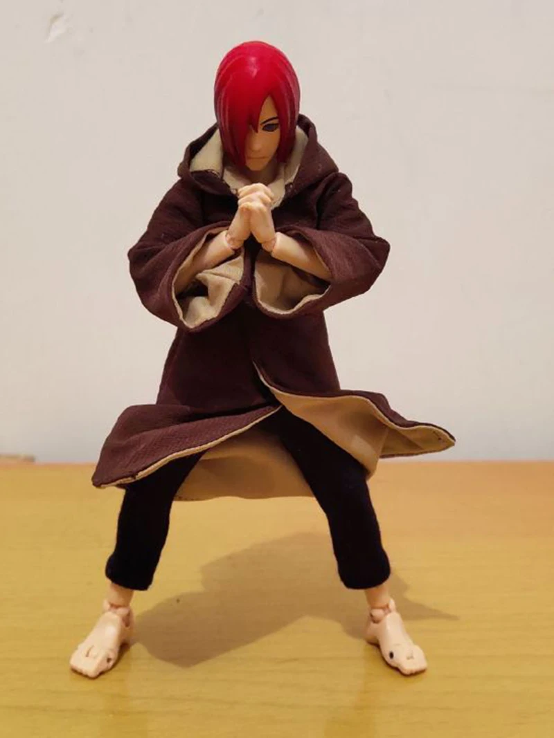 

For Sale 1/12 Japan Comics Long Robe Xiao Pao Coat Pant No Body Fit 6inch SHF Ant Action Figures Collectable