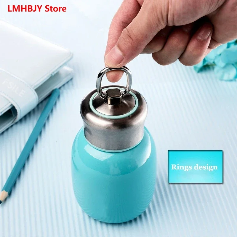 LMHBJY 200ML/280ML Mini Cute Coffee Vacuum Flasks Thermos Stainless Steel Travel Drink Water Bottle Thermoses Cups and Mugs