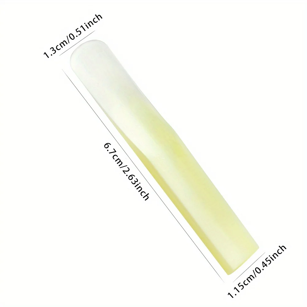 3pcs Resin Clarinet Reeds - Strength 1.5, 2.0, 2.5 - High Quality Reed Pack for Beginners and Professionals