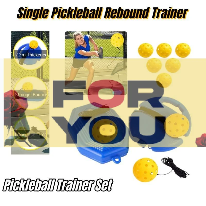 【OD】Pickleball Trainer Pickleball Trainer Ball With String Single Pickleball Rebound Trainer