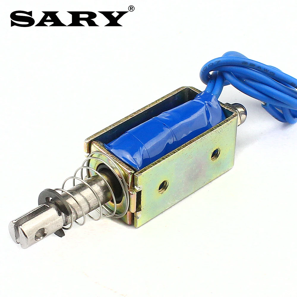 LY-05 magnetic solenoid push&pull open frame electromagnet DC6V 12V 24V Solenoid valve stroke 10mm keeping Force 700g