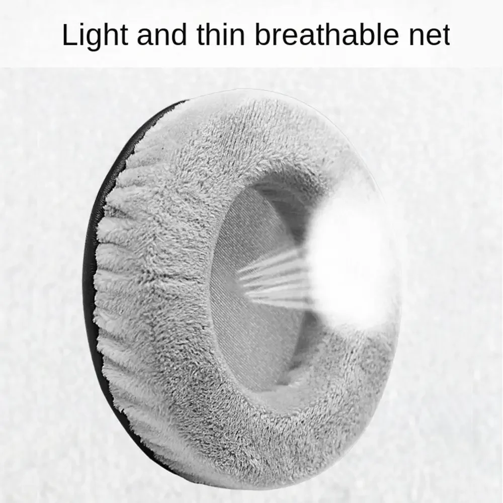 Novo veludo fone de ouvido almofada fone de ouvido earmuff capa de almofada substituição almofadas de ouvido flanela caso fone de ouvido