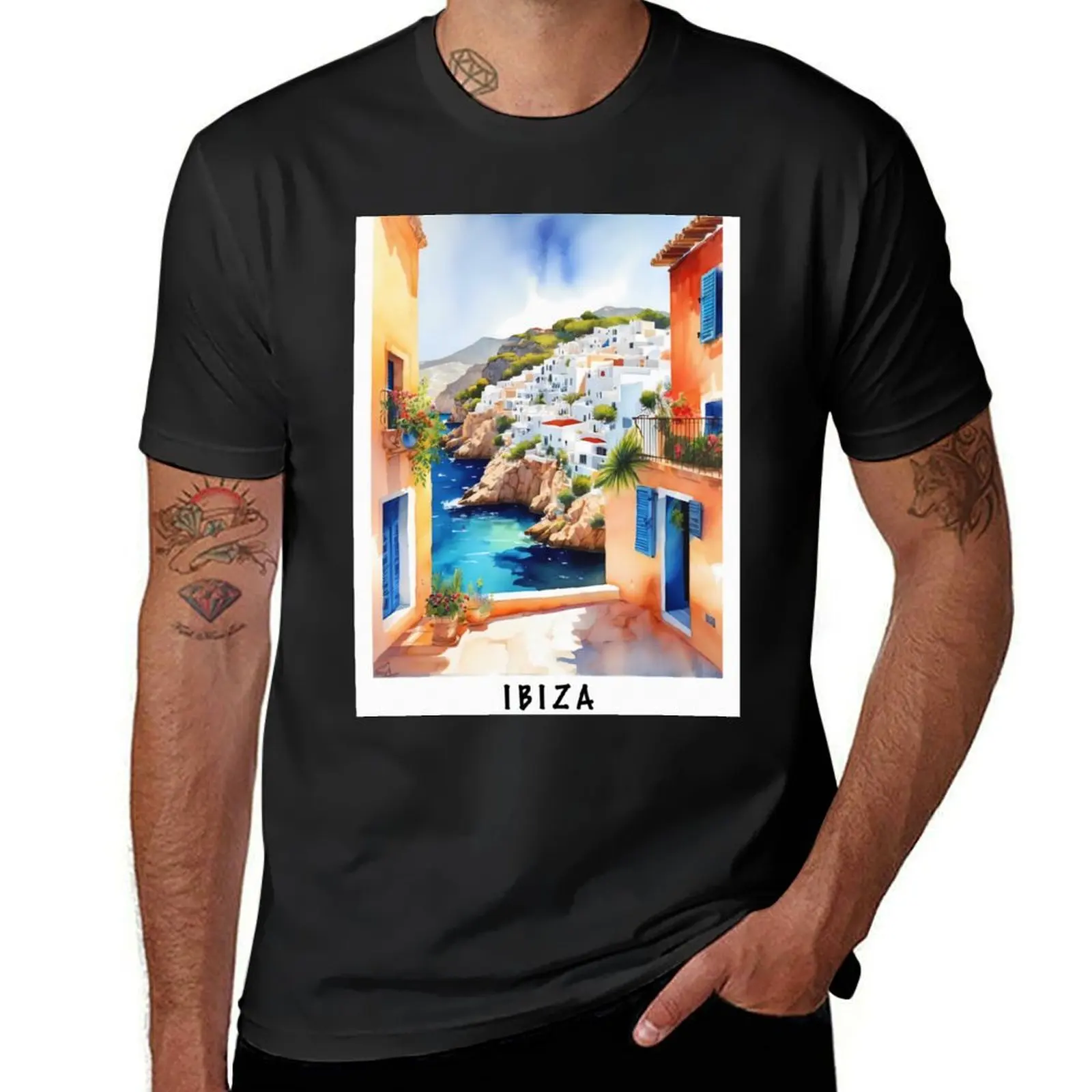 IBIZA : Beyond the Beats: Discovering Ibiza's Hidden Charms T-Shirt quick drying cute tops customs tees plain white t shirts men