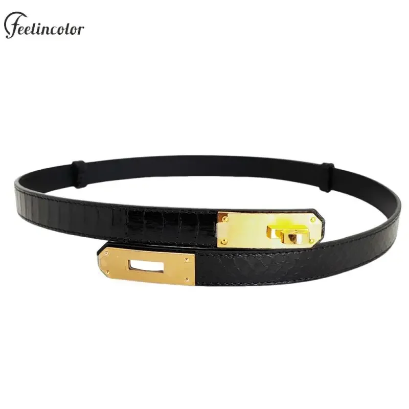 Fashion Reliable Designer Belts for Women Casual Luxury H Belt Genuine Leather Belt Thin Corset Belt 7 Color Accessories